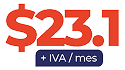 Precio con convenio MediSmart plan individual SAAT: $23.1 + IVA por mes