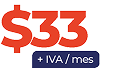Precio regular plan individual SAAT: $33 + IVA por mes